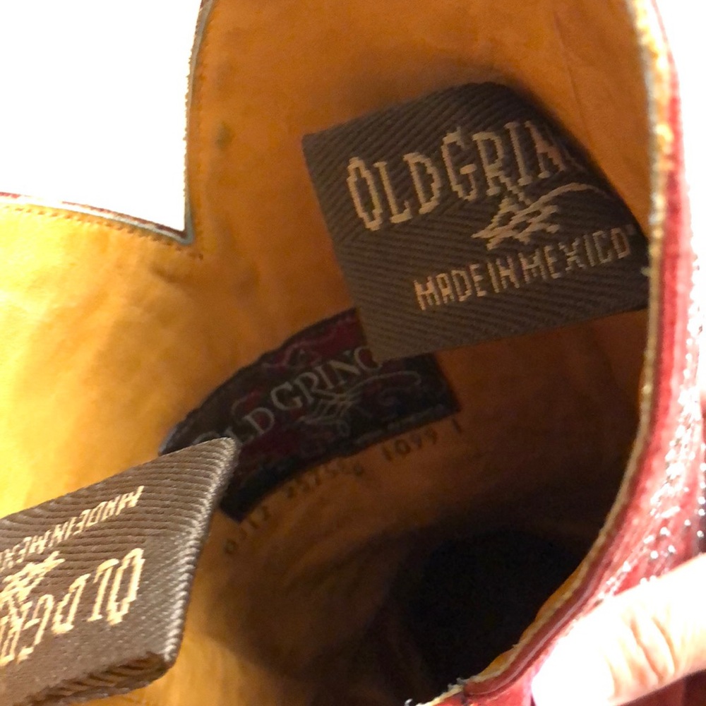 Old Gringo studded red cowboy boots - Picture 5 of 5